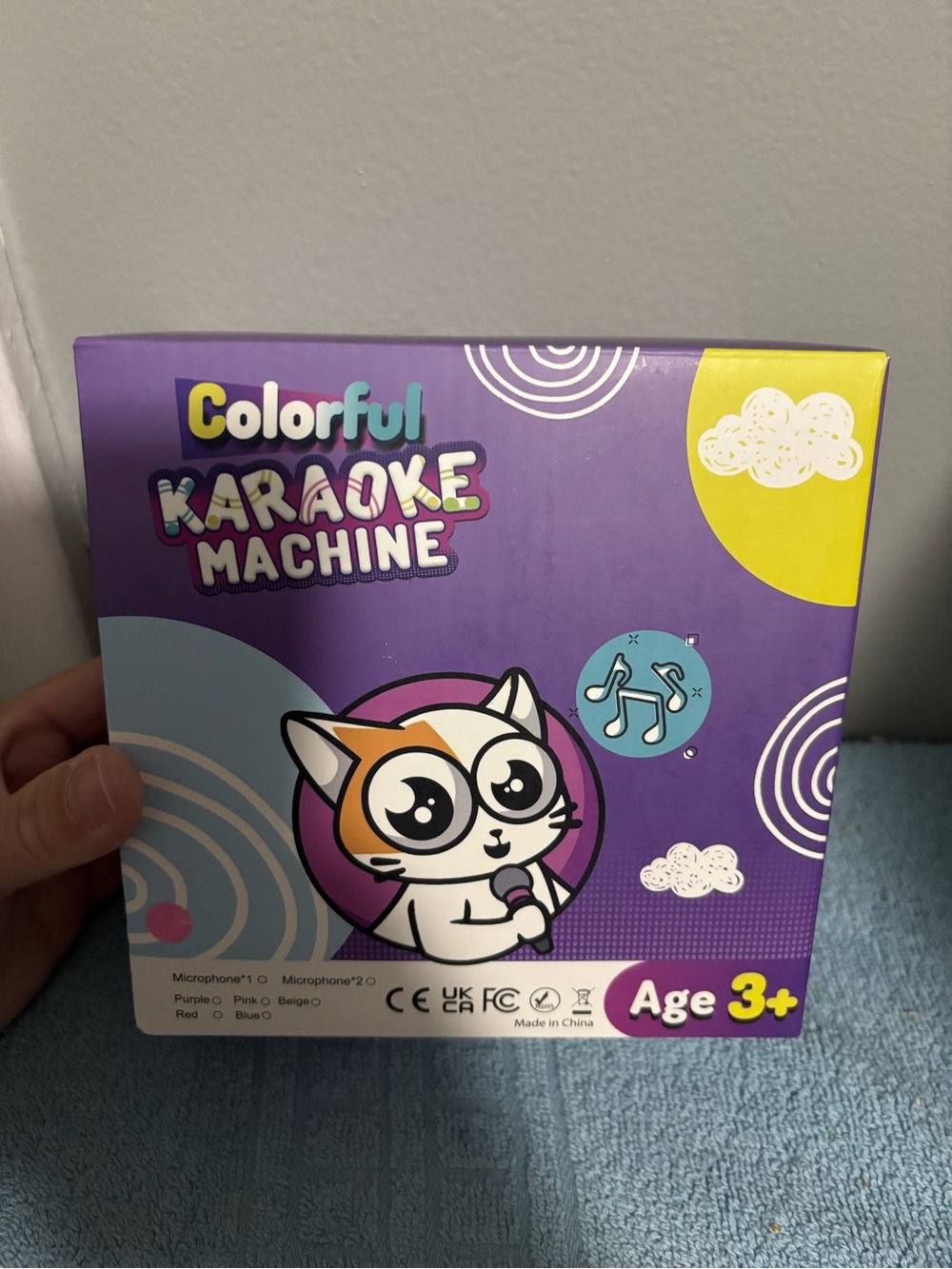 Brand new in box Colorful karaoke machine